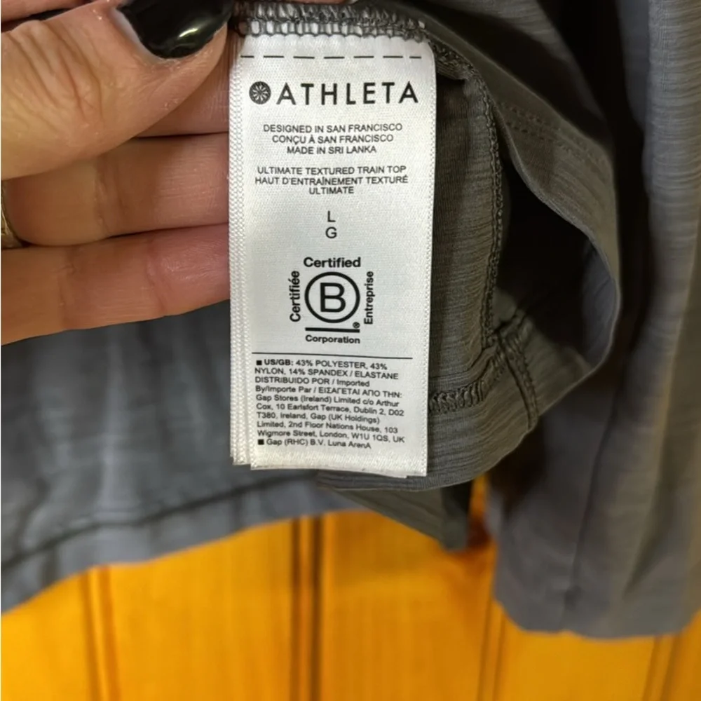Athleta Women's Gray Long Sleeve Top - Picture 5 of 6